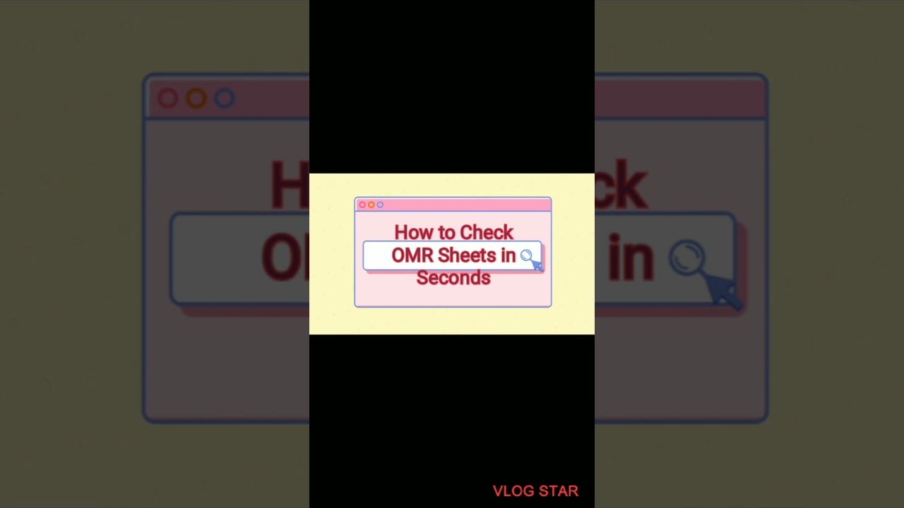How to check OMR Sheets in seconds
