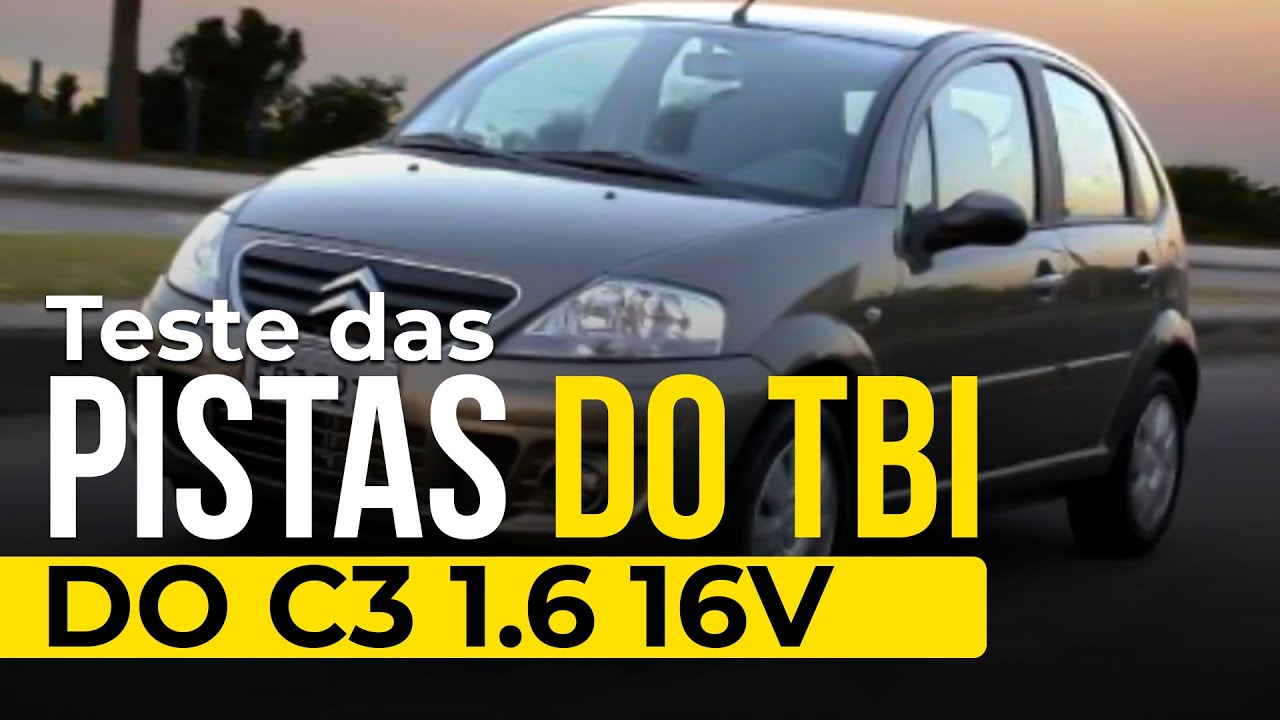 Teste das pistas do tbi do c3 1.6 16v