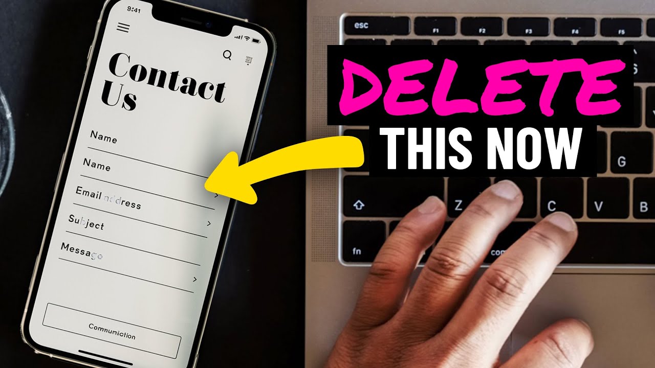 7 Things to Remove From Your Website Immediately