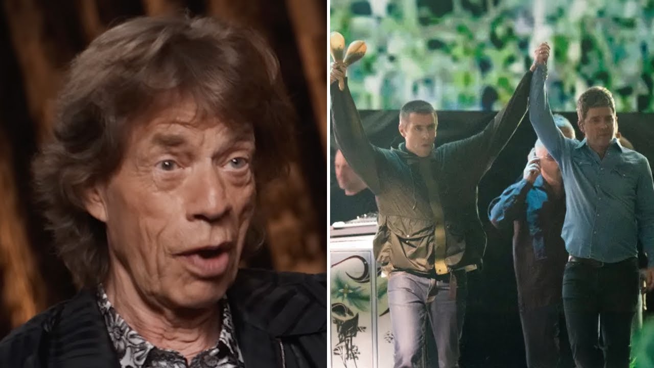 Мик Джаггер РЕАКЦИЯ на концерт воссоединения Oasis в Кардиффе