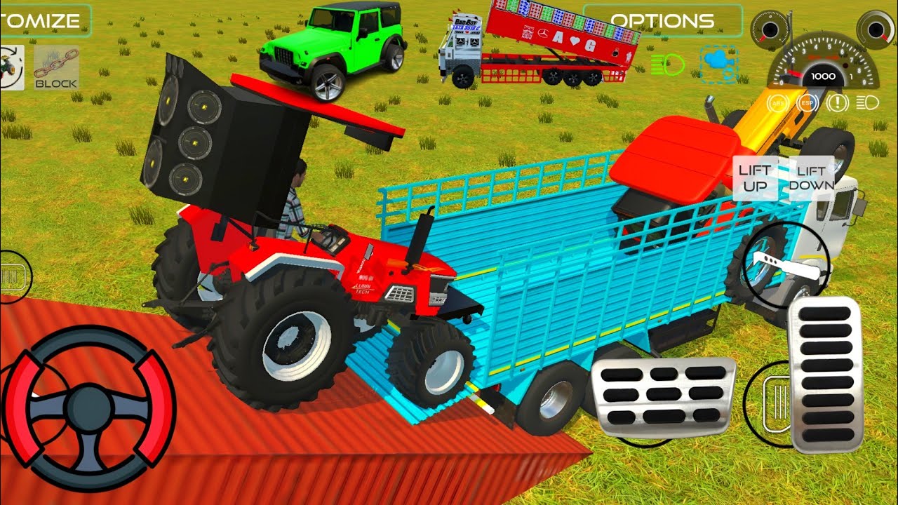 Drive JCB and Unloading Stone From Dumper  🎮🇮🇳 in Game 🎲🎮​ 