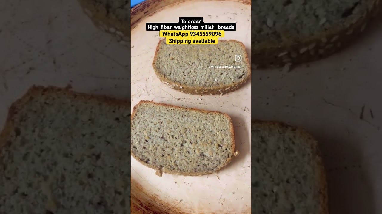 Weightloss Millet sandwich breads🥰To orderWhatsApp 9345559096 