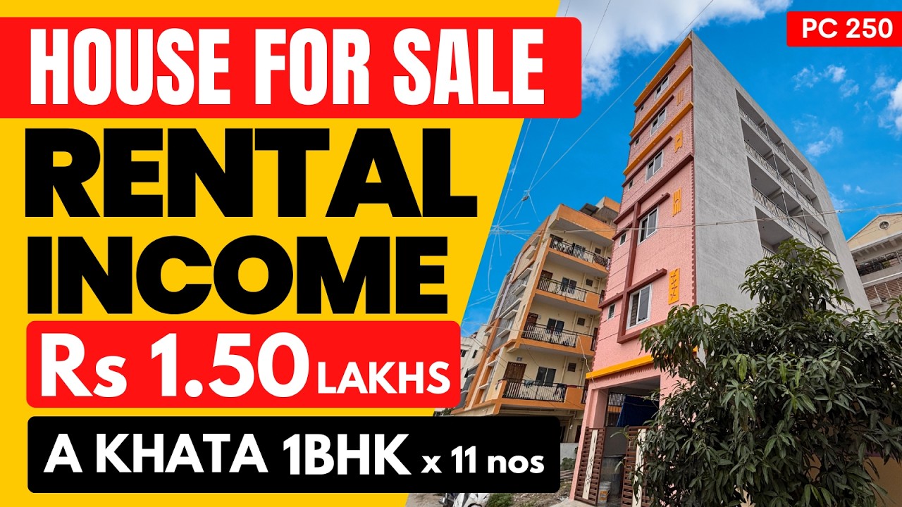 🔥HOUSE for SALE in BANGALORE ✅ Rental income Property sale✅ Independent House for sale in Bangalore