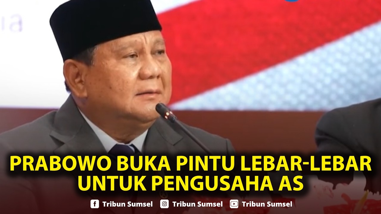 🔴Prabowo Buka Pintu Lebar-lebar untuk Pengusaha AS Investasi di Indonesia: Kami Punya Banyak Mineral