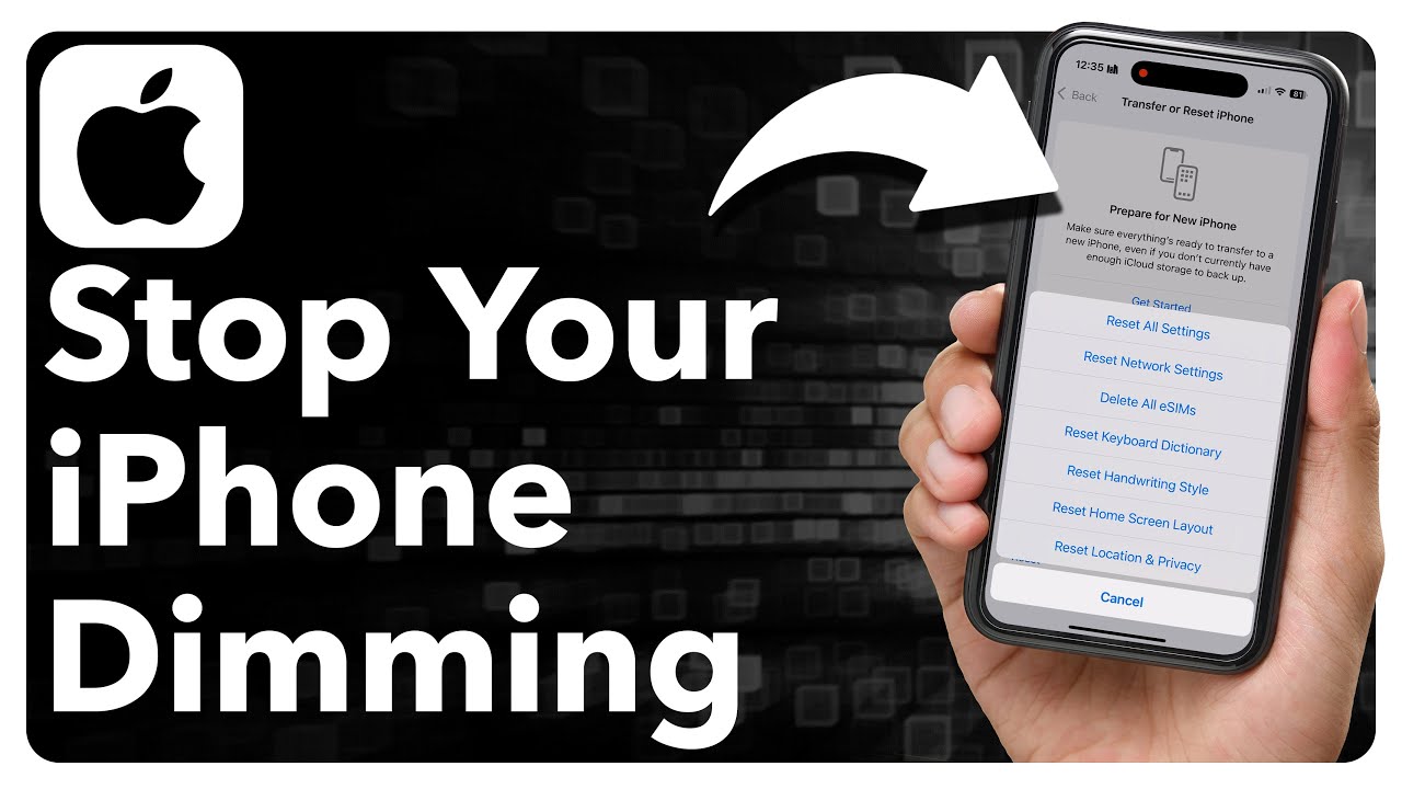 How To Stop iPhone From Dimming