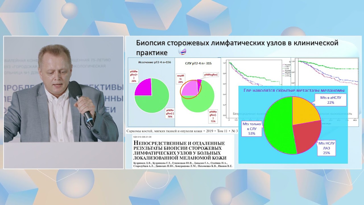 Лечение резектабельной меланомы III стадии - Кудрявцев Д В