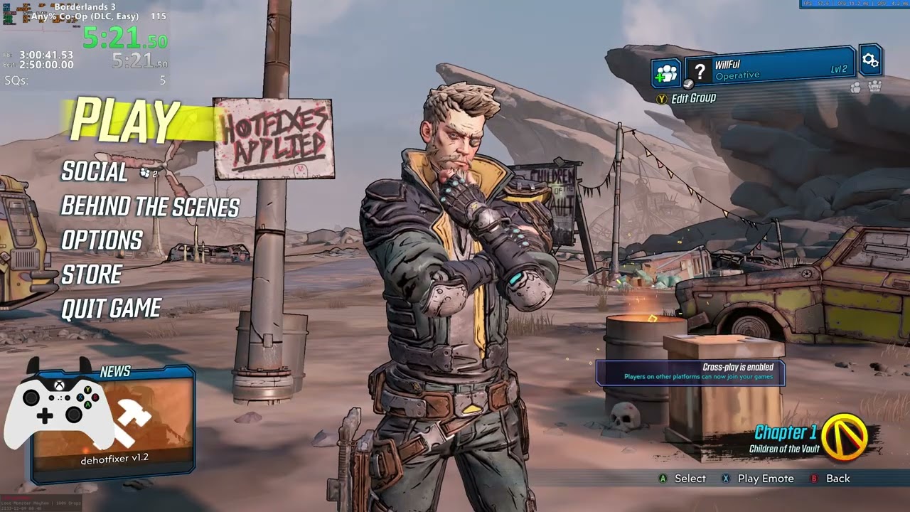 Co OP BL3 any% 2h 47m 46 WR