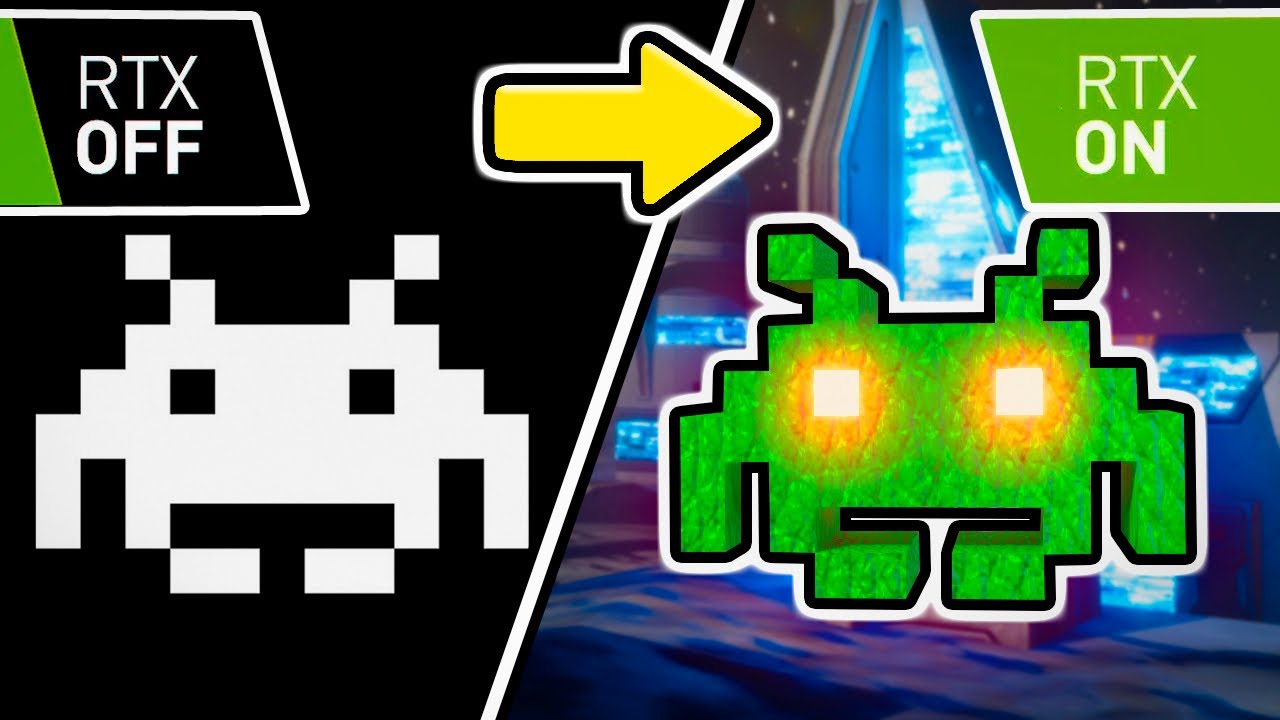 Hice SPACE INVADERS pero RTX (y destruirá tu pc…)