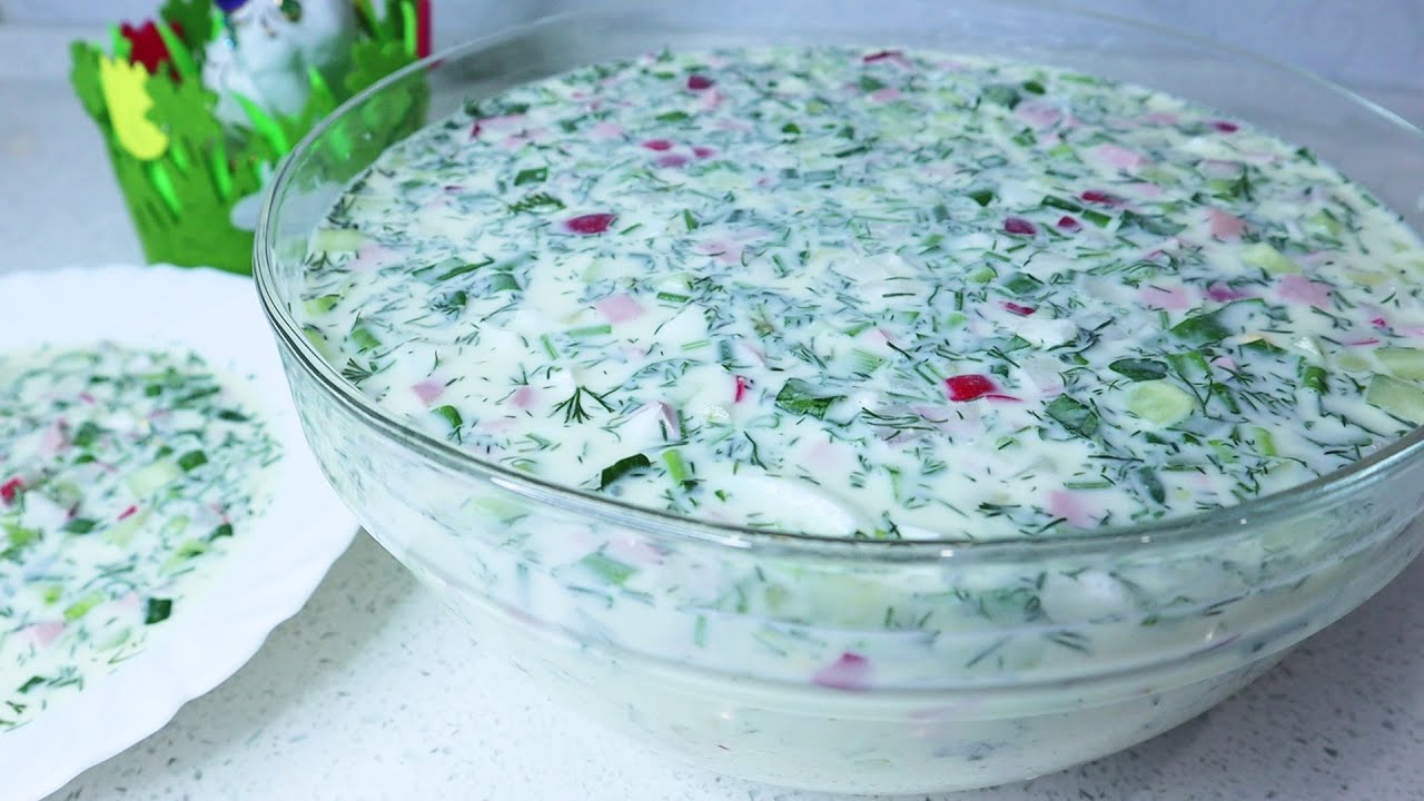 ОКРОШКА на кефире. Лучший Рецепт.