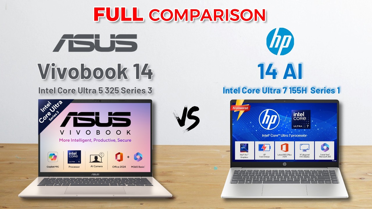 Asus Vivobook 14 vs HP 14 : Which Laptop is Better?😱🔥