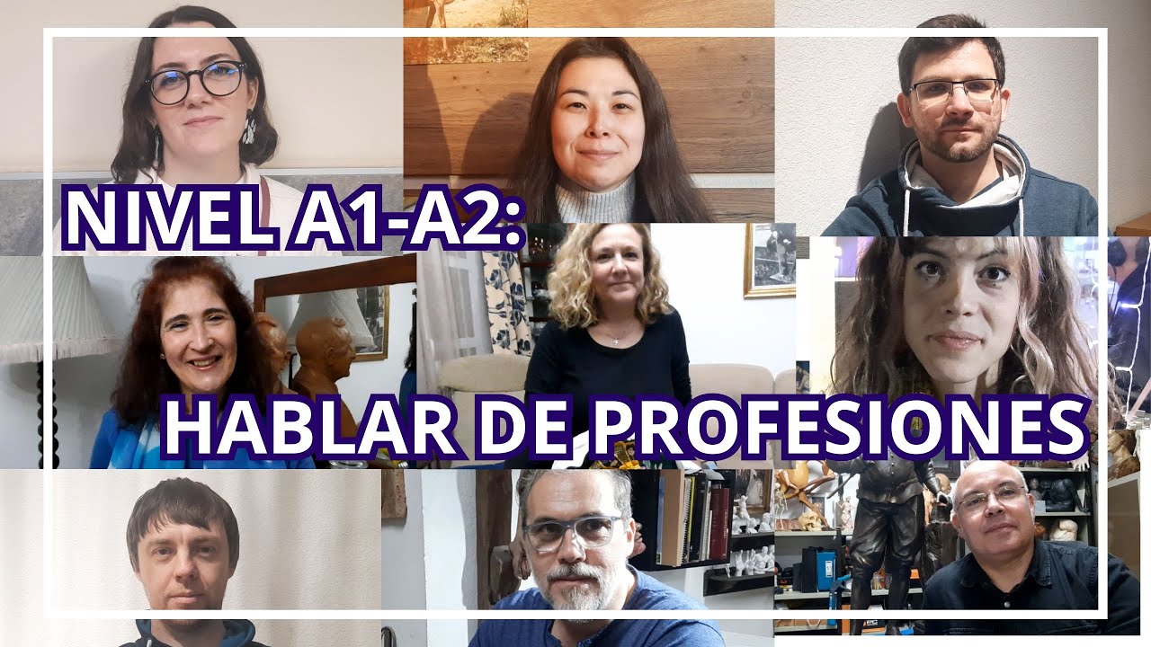 NIVEL A1-A2: HABLAR DE PROFESIONES @spanish_class