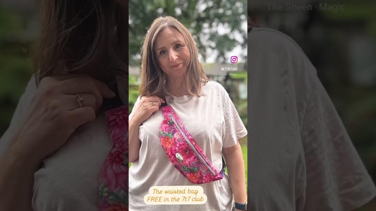 Waisted bag by @Studio7t7 #shortsvideo #shorts #bagmaking #sewing
