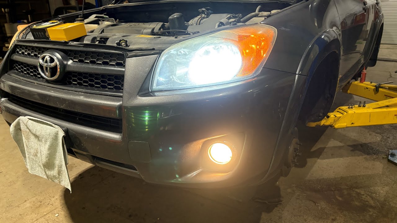​ @AUXITOLED  LED 9006 Headlight Low Beam High Light Bulb Change 2006-2012 Toyota Rav4