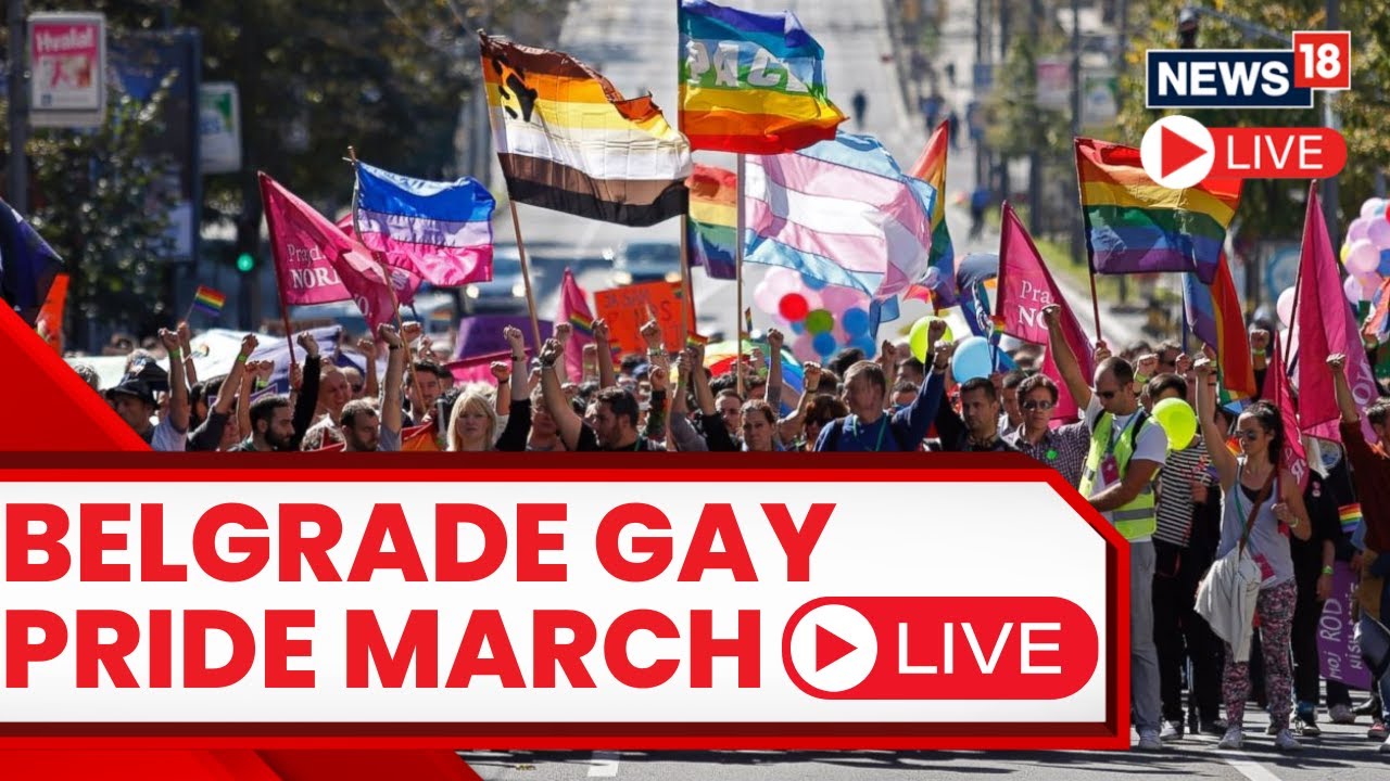 Belgrade Gay Parade March | Belgrade Pride 2023 | Belgrade News LIVE | Belgrade Gay March | N18L