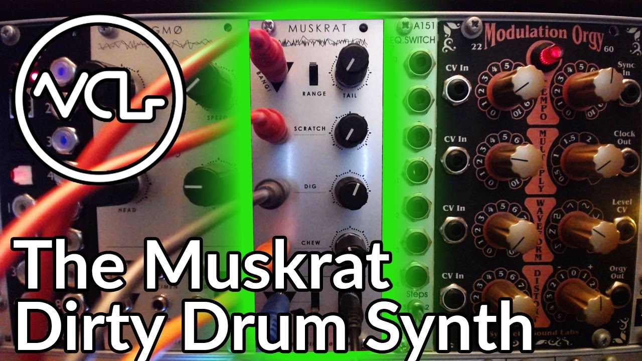Muskrat Drum Synth from Moffenzeef Modular