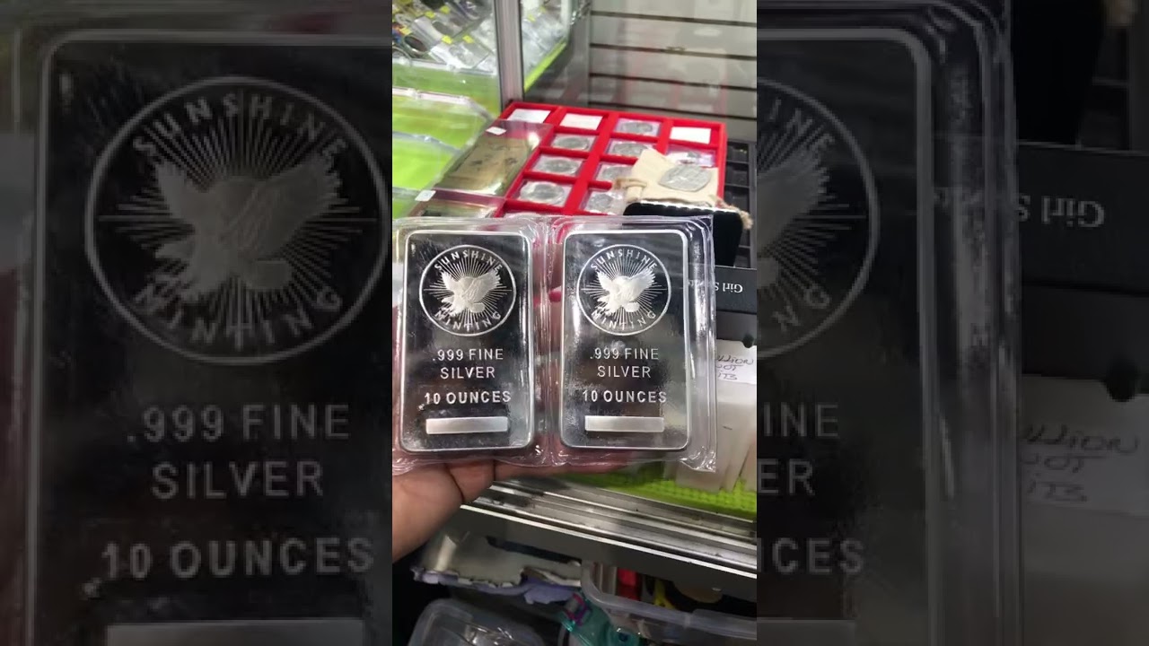 Sunshine Mint 10 oz Silver Bar