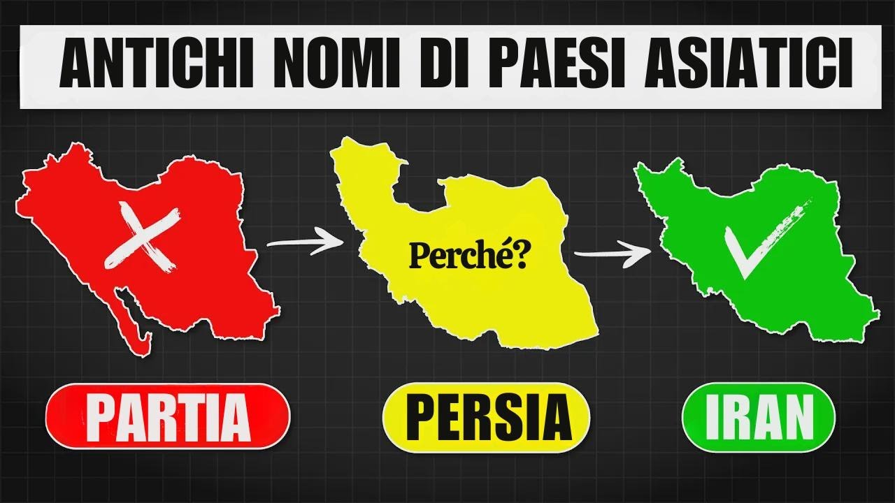I vecchi nomi dei paesi asiatici e perché sono cambiati