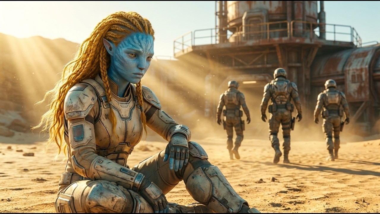 ALLE VERLIEßEN DAS ALIEN-MÄDCHEN… DOCH EIN MENSCHLICHER SOLDAT BLIEB BEI IHR