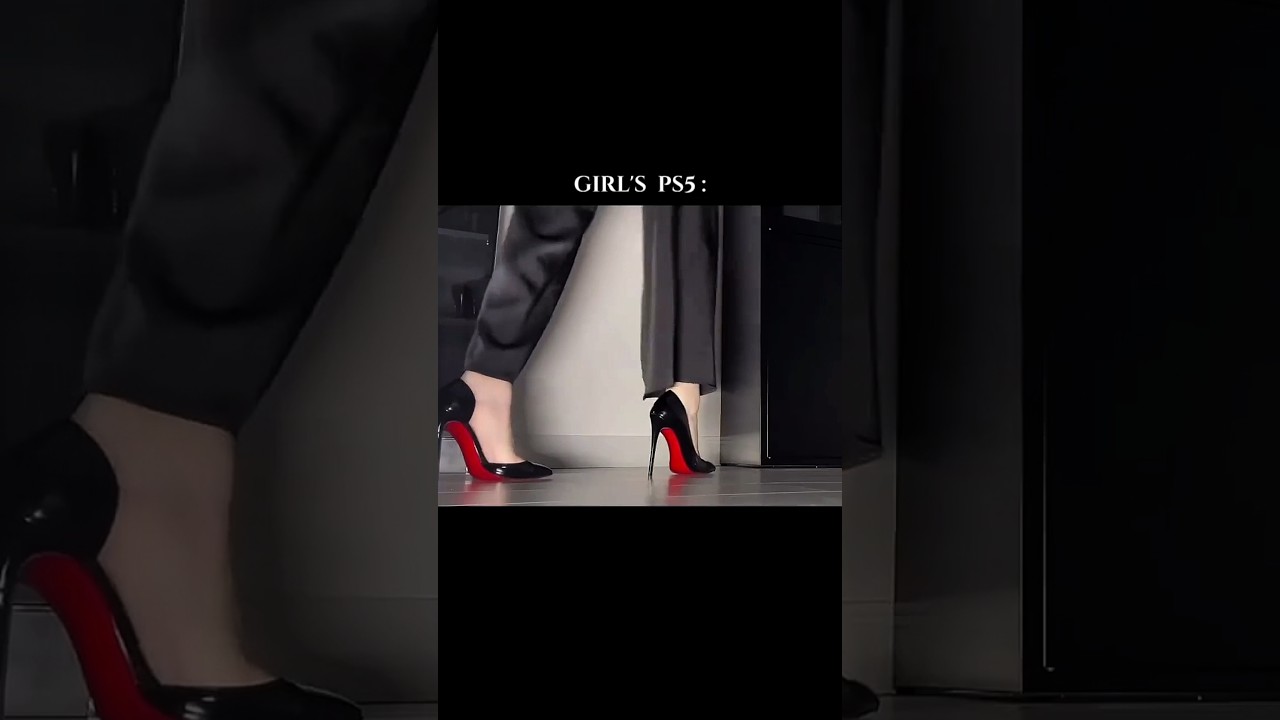 GIRL'S PS5 ✨👠#heels #ysl #yslheels #louboutins #christianlouboutin #shorts #ytshorts #aesthetic #fyp