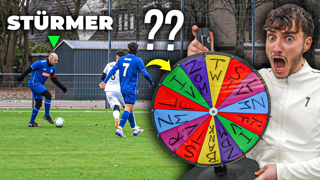 UNSER LETZTES SPIEL 2022! GLÜCKSRAD ENTSCHEIDET GANZE AUFSTELLUNG... (auch Torwart)