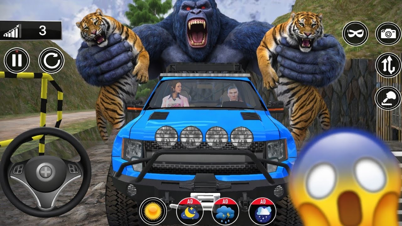 Jeep Driving 4x4 - Jeep Game | Jeep Game 3D Gameplay - जीप ड्राइविंगJeep 3D गेम | गाड़ी वाला गेम 