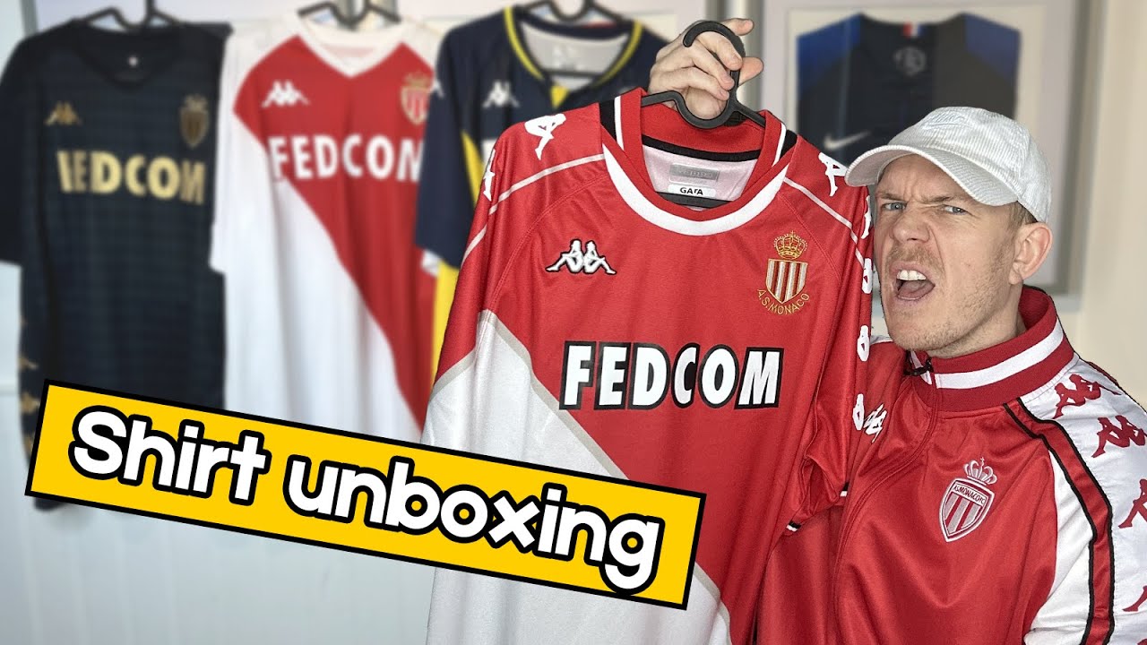 Unboxing &euro;100 AS Monaco Special Edition Football shirt - 1999/2000 Kappa Classic🔥🇲🇨