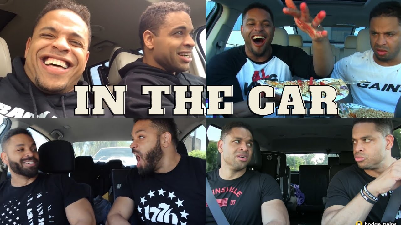 Hardest Try to keep straight face challenge - Hodgetwins Car edition- Hodgetwins funny moments