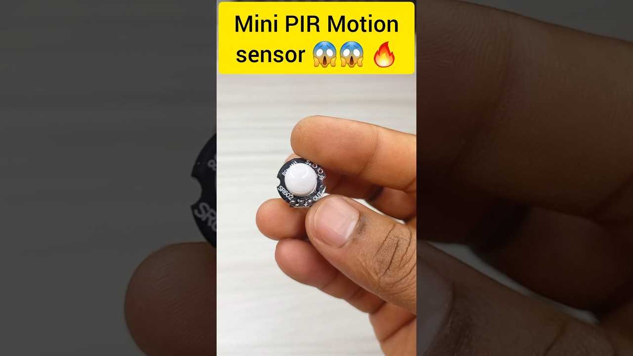 try 🔥 this mini pir motion sensor 😱 || Mini pir motion motion sensor || #diy #shorts #electronic