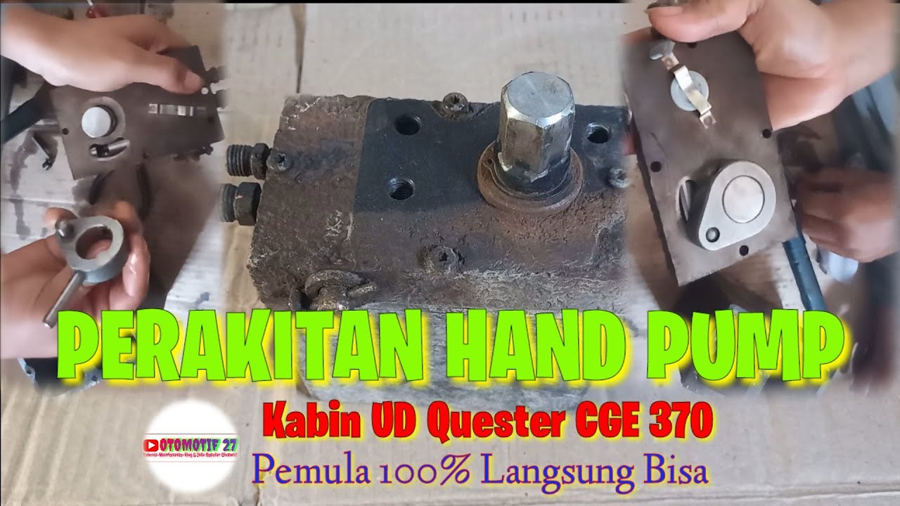 CARA PASANG KOMPONEN POMPA KABIN UD QUESTER CGE 370
