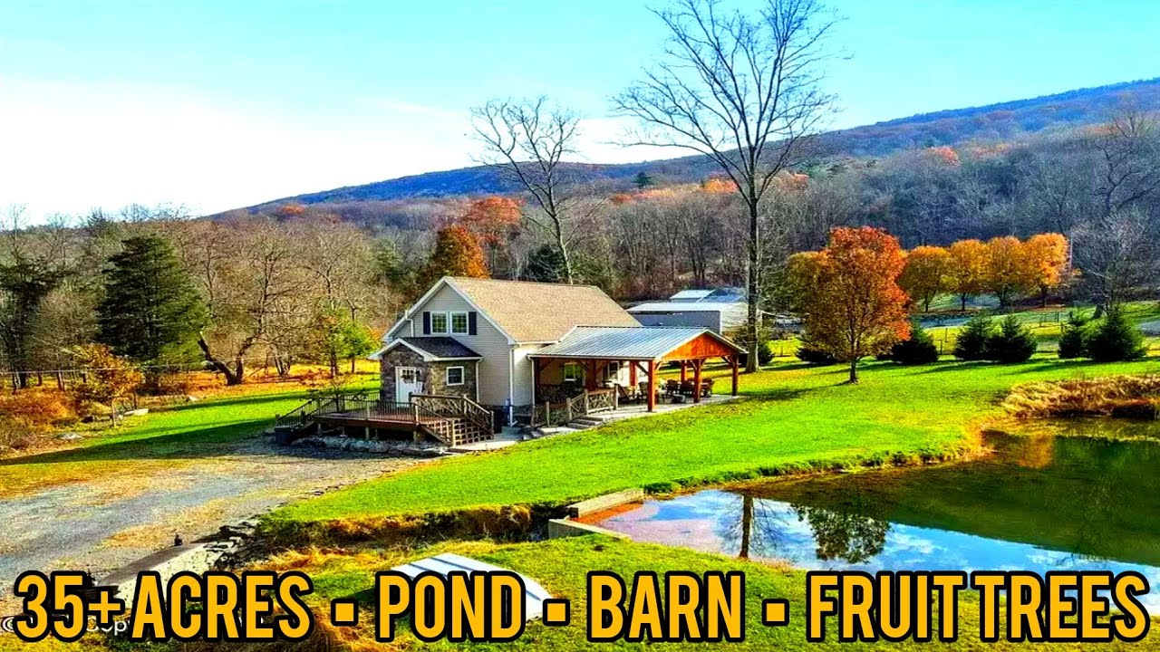 Pennsylvania Farmhouse For Sale | $550k | 35+ acres | Homestead For Sale| Pennsylvania Real Estate