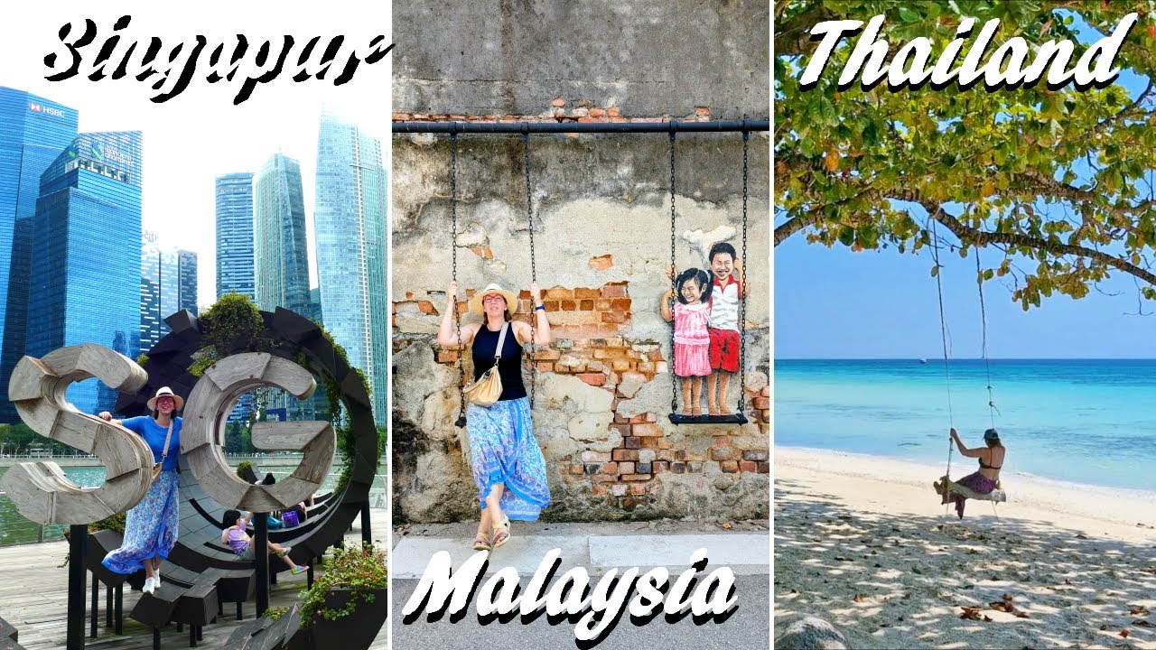 S&uuml;dostasien: Singapur, Malaysia, S&uuml;dthailand in gut drei Wochen - Reiseroute