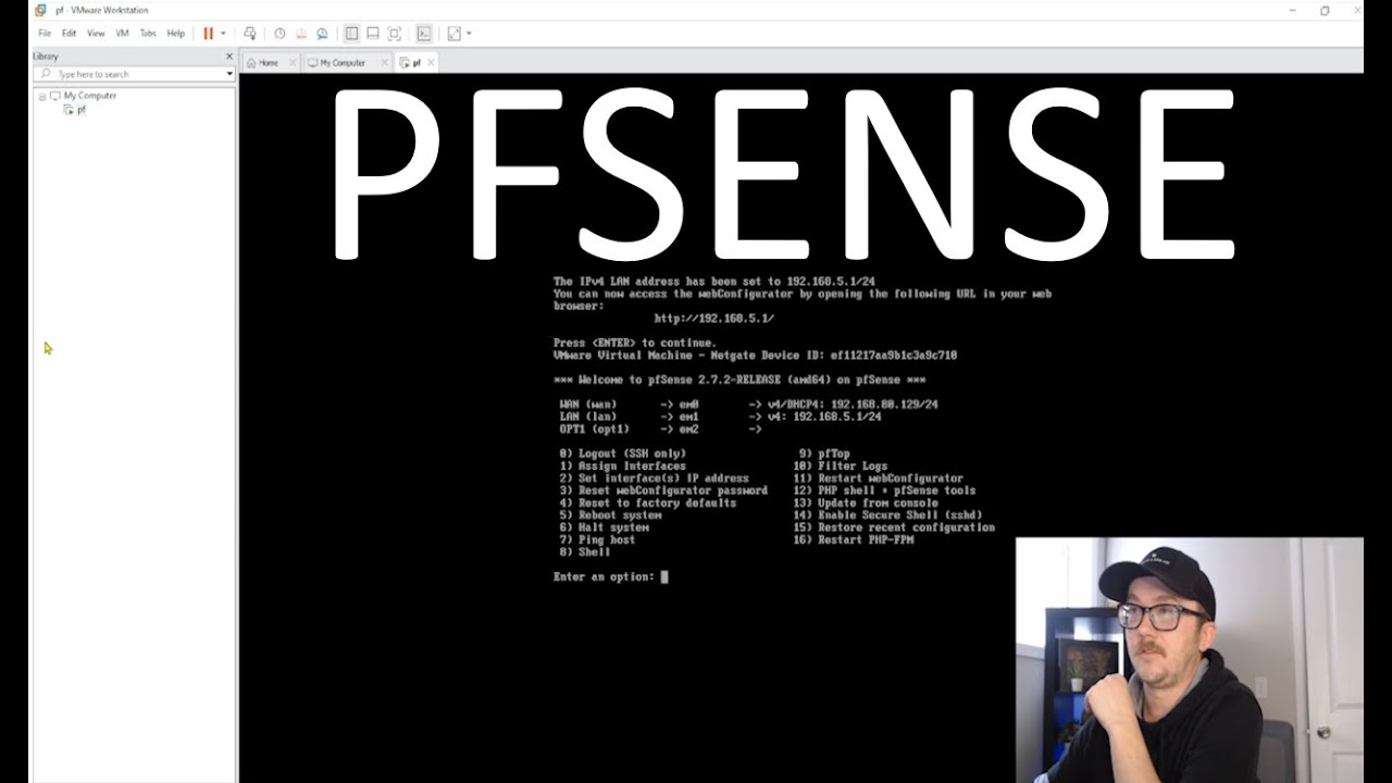 Настройка PFSense в Vmware!
