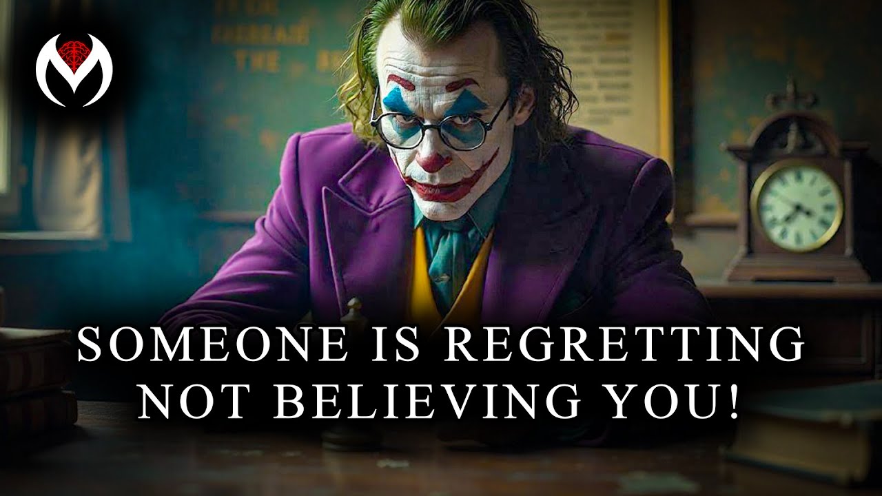 PPL FINALLY REALIZED HOW WISE YOU ARE!🤯, SOMEONE IS REGRETTING NOT BELIEVING YOU! - JOKER SPEECH