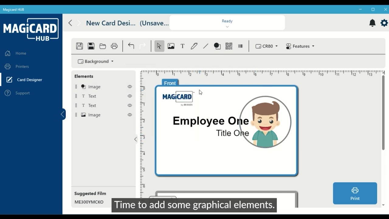 MagiCard HUB - How to create an ID card