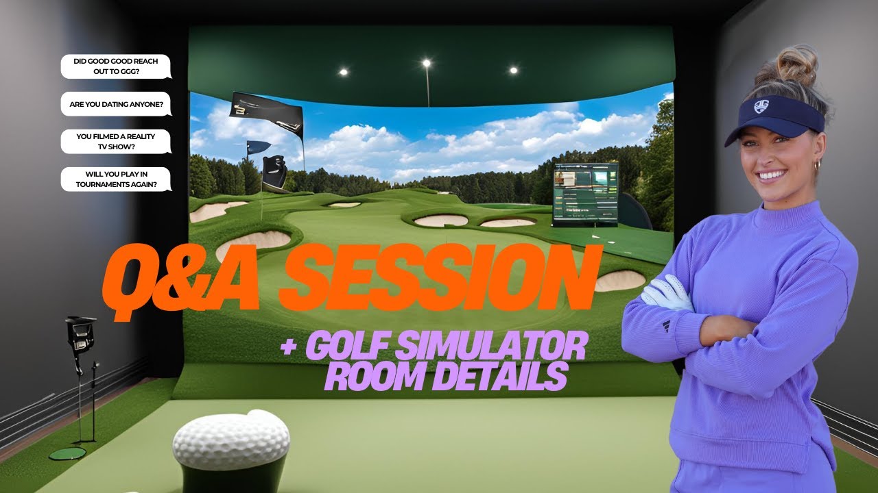 Q&A Session in My New Golf Simulator Room