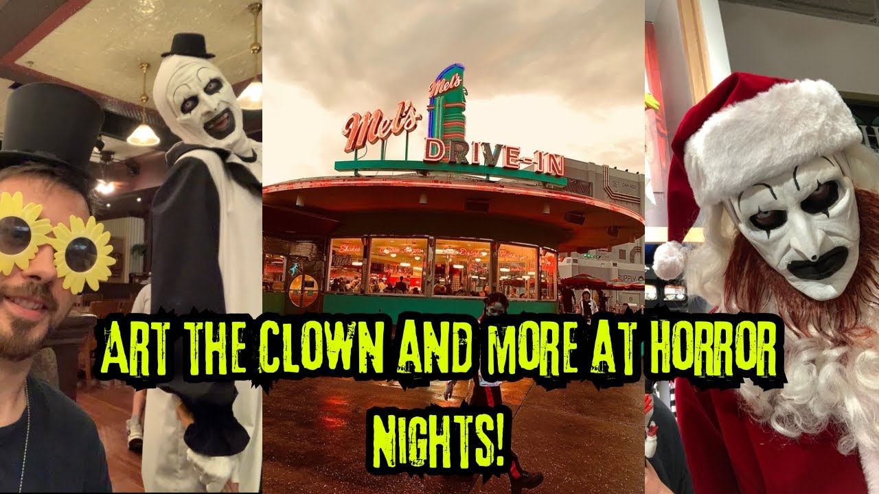 Meeting Art the Clown and More at Halloween Horror Nights! - Fountain Show + Scare Zones!