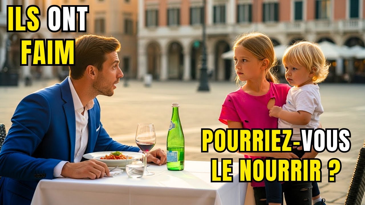 Le millionnaire pensait dîner seul — jusqu’à ce qu’une fillette dise  « Mon frère a faim »