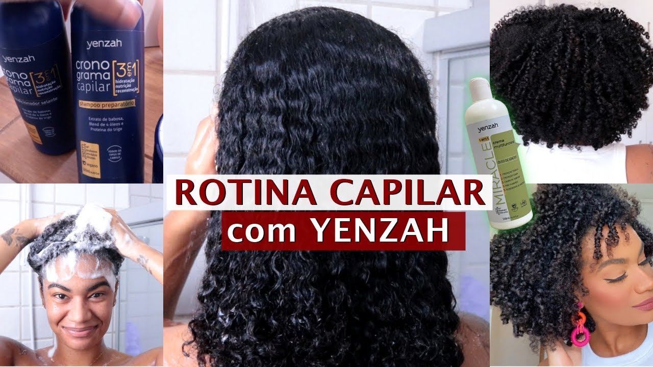 YENZAH: ROTINA CAPILAR COM APENAS 1 LINHA ?🤔+ FINALIZAÇÃO COM CREME MULTI  • Patt Neves