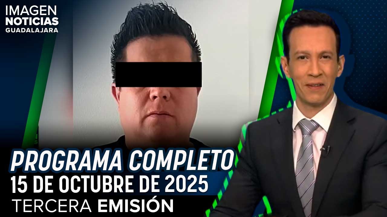 Imagen Noticias GDL con Ricardo Camarena | Programa completo 15 de octubre de 2025
