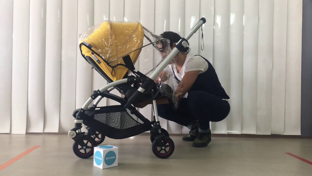 Bugaboo Bee5 | cubierta de lluvia | ¿como colocar cubierta de lluvia?