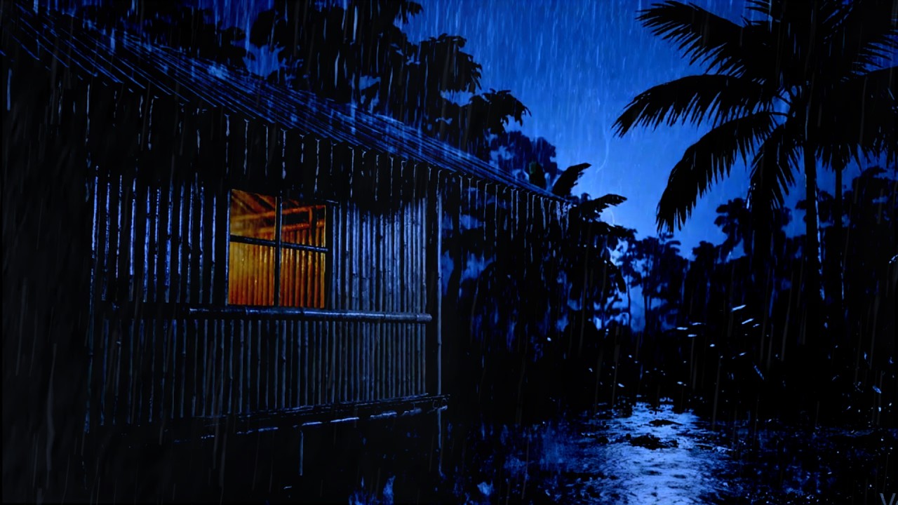 No Ads Rain Sounds for Sleeping - ASMR Rain and Thunder Sounds For Sleeping, Relaxing