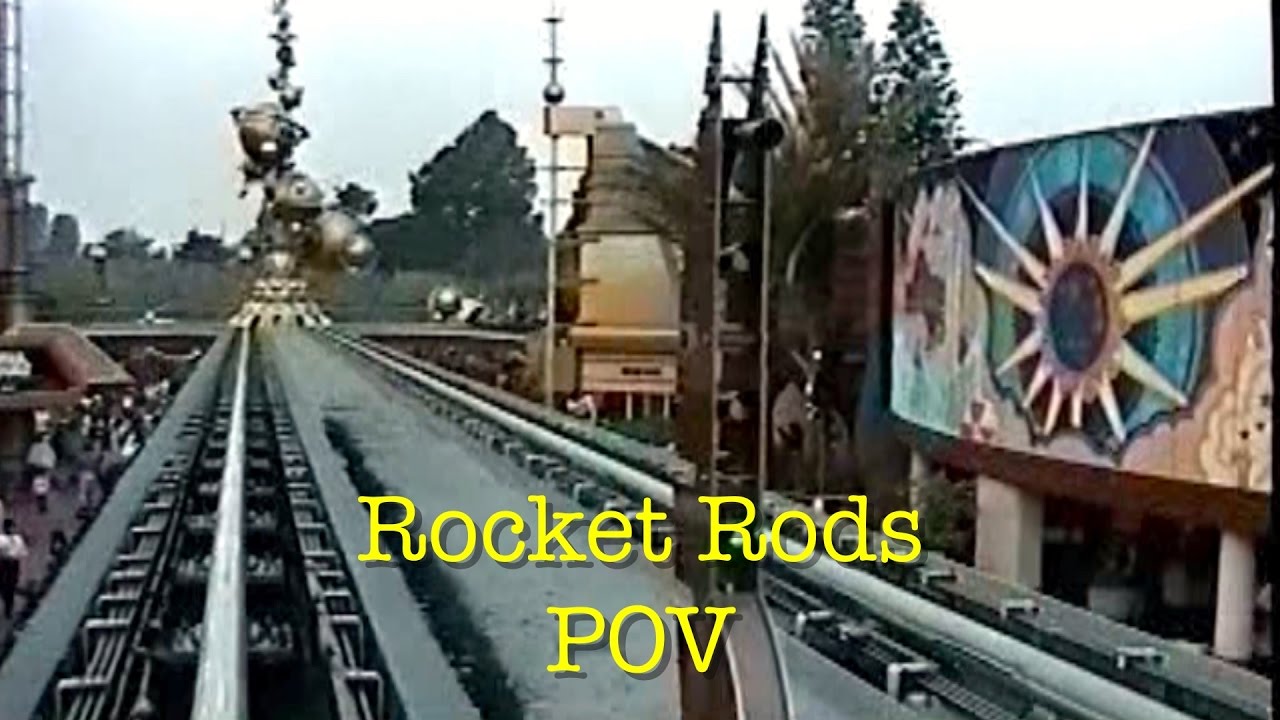 Disneyland's Rocket Rods POV - April 2000 (60fps)