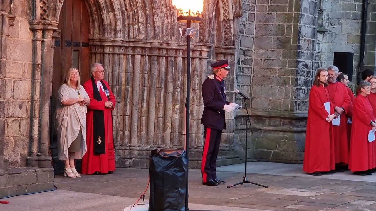 Renfrewshire Beacon Lighting Ceremony at Paisley Abbey