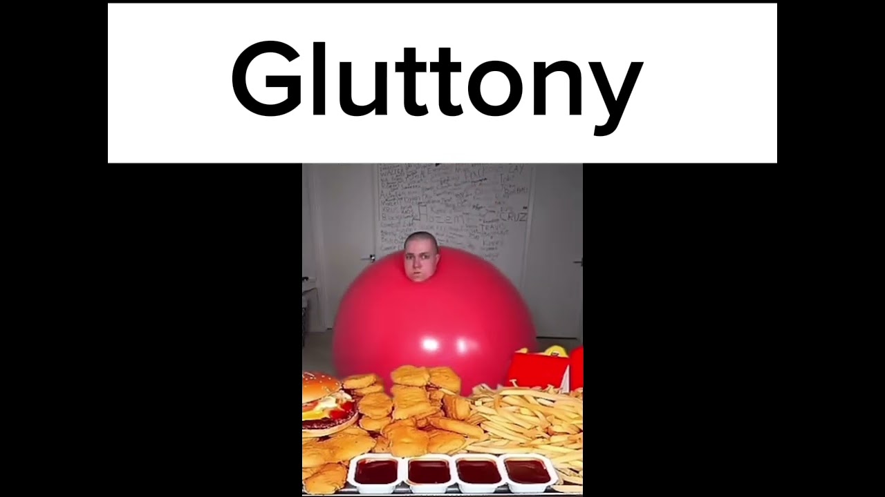 7 deadly sins potrayed by memes