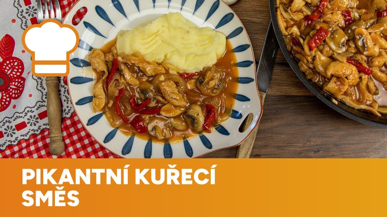 Kuřecí pikantní směs navodí v ústech příjemnou sladkopálivou chuť