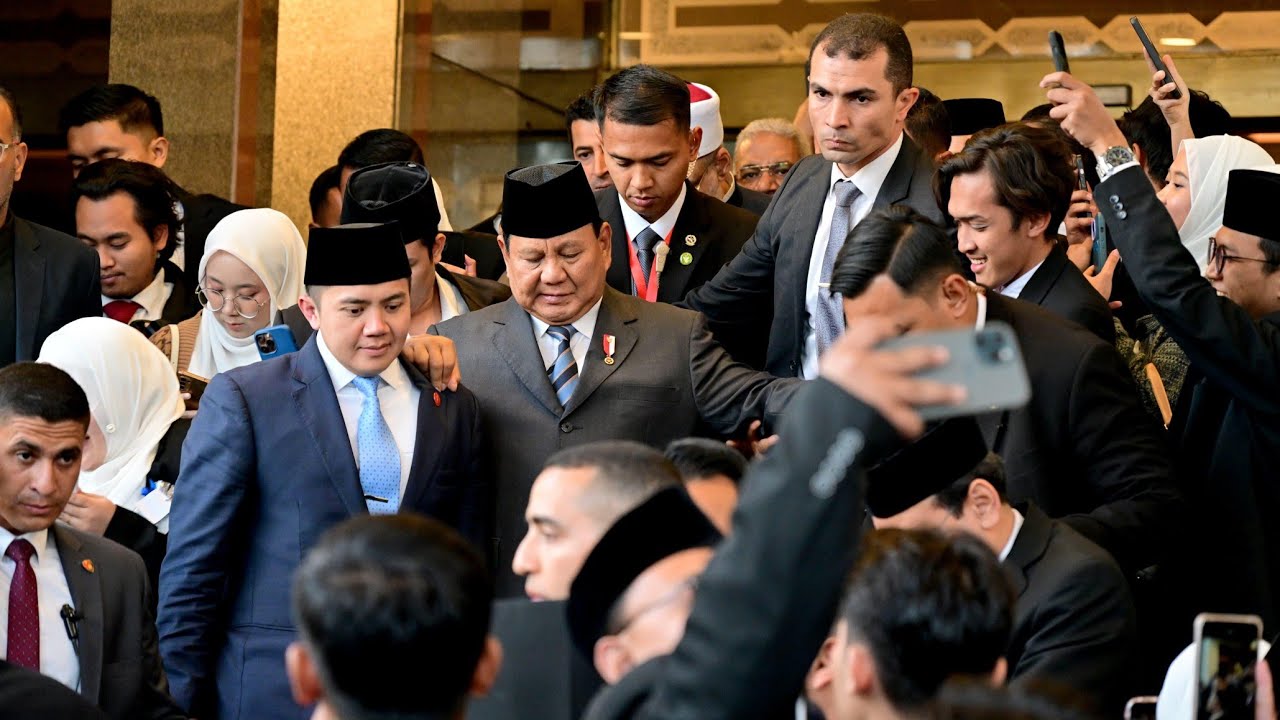 Presiden Prabowo Bertemu dengan Mahasiswa Indonesia di Kairo, 18 Desember 2024