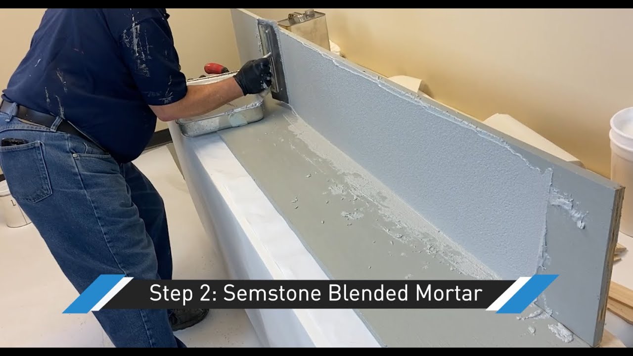 Semstone Blended Mortar for Vertical Surfaces