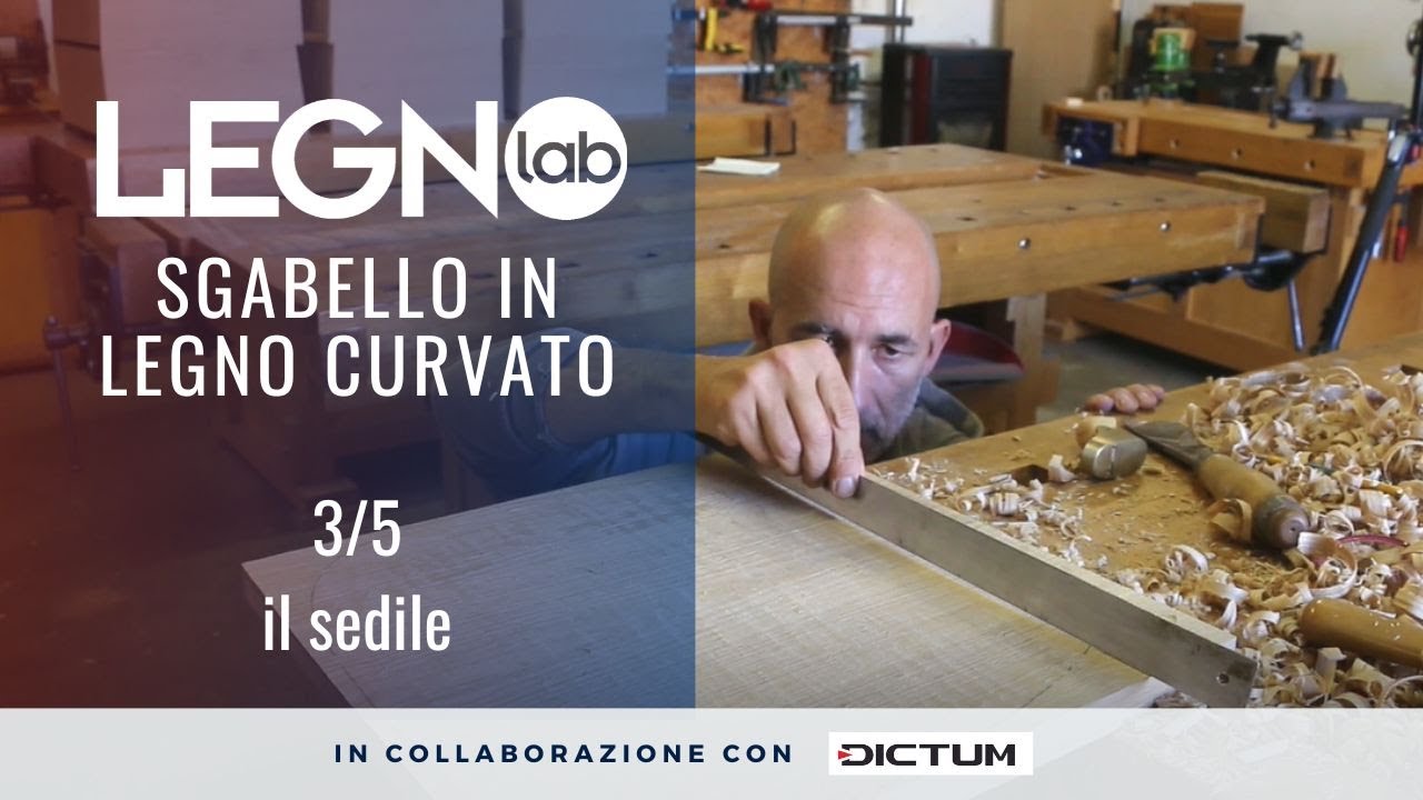 SGABELLO IN LEGNO CURVATO 3/5