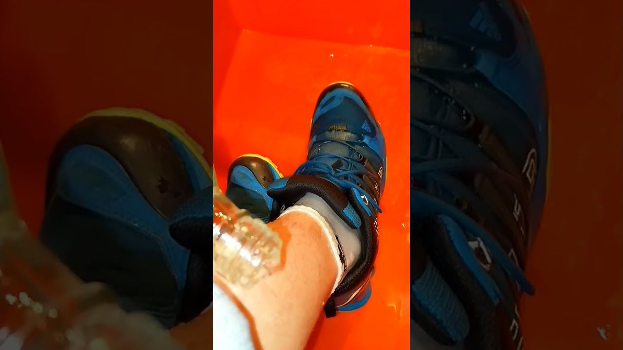 Adidas Terrex get wet #sneakerfetish #sneakerlover #wetsneaker