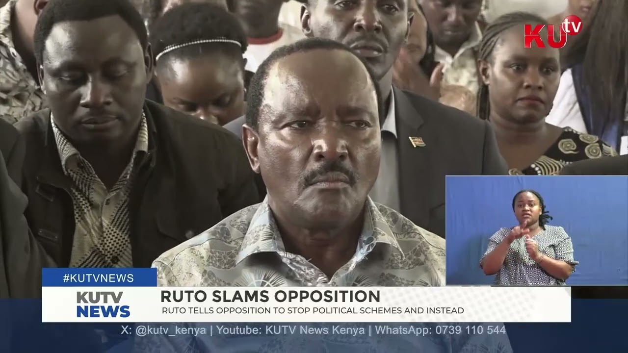 Ruto tells opposition to stop political schemes